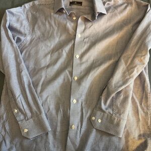 Hart Schaffner Marx Blue Dress Shirt